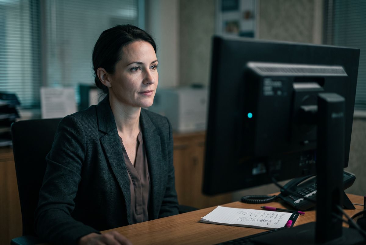 Bankberaterin prüft in der Kundenkarte, was ihre Kundin in der Kampagne erlebt hat